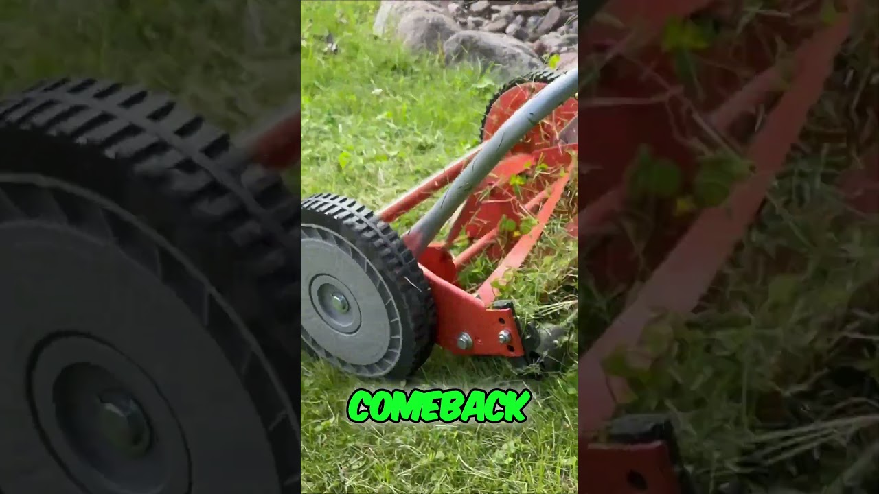 Why This Old-School Lawn Mower Is Making a Comeback! 🔥