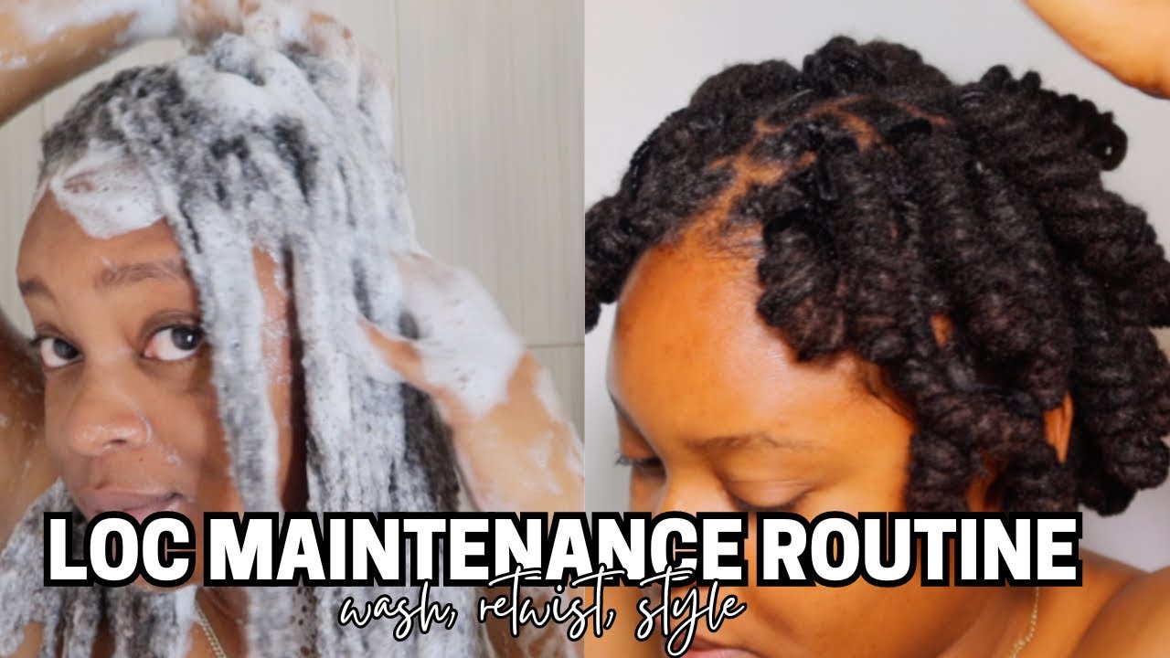 WASH, MOISTURIZE, & STYLE W/ ME | DETAILED LOC MAINTENANCE | LOC STYLES