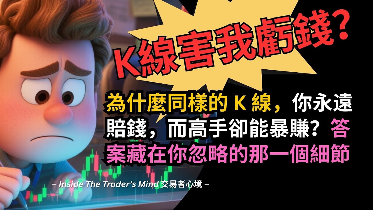 為什麼同樣的 K 線，你永遠賠錢，而高手卻能暴賺？答案藏在你忽略的那一個細節
