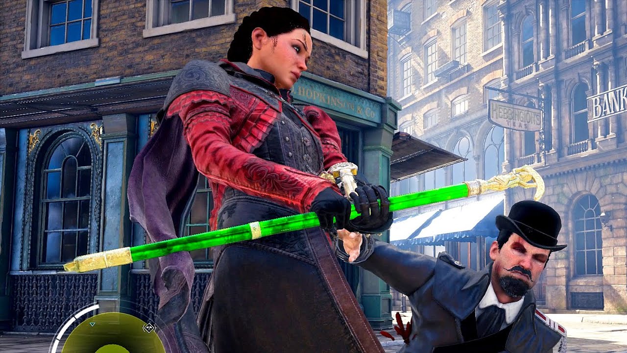 Assassin's Creed Syndicate Master Assassin Evie Cane Sword Combat & Exploring London