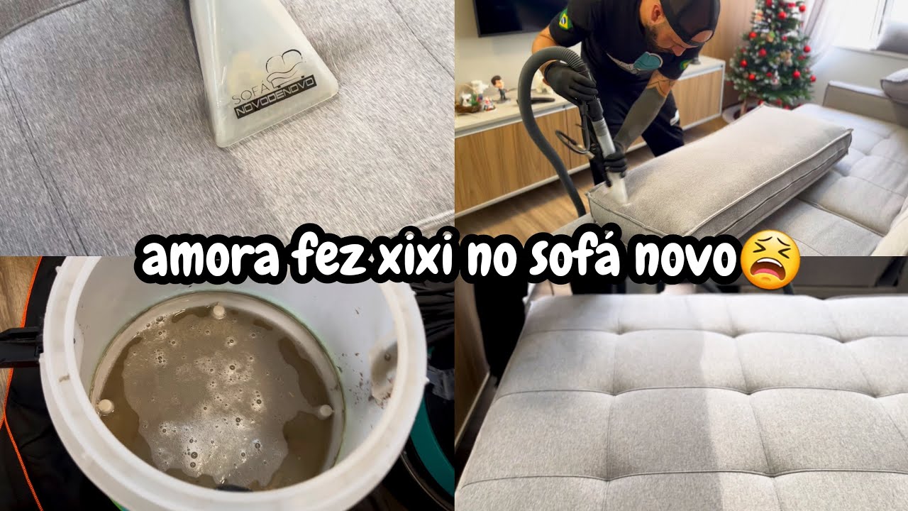 COMO TIRAR MANCHA de XIXI do SOFÁ? | limpamos e impermeabilizamos