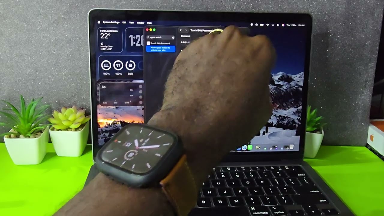 Apple Watch Unlock Mac Not Working fix