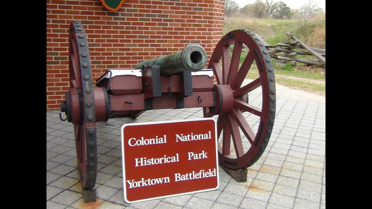 Поле битвы при Йорктауне (Yorktown Battlefield) и музей (Visitor Center) 17 марта 2023 года.