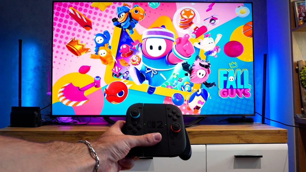 FALL GUYS On Nintendo Switch 2 | 1080p 60FPS Docked + Handheld Test POV