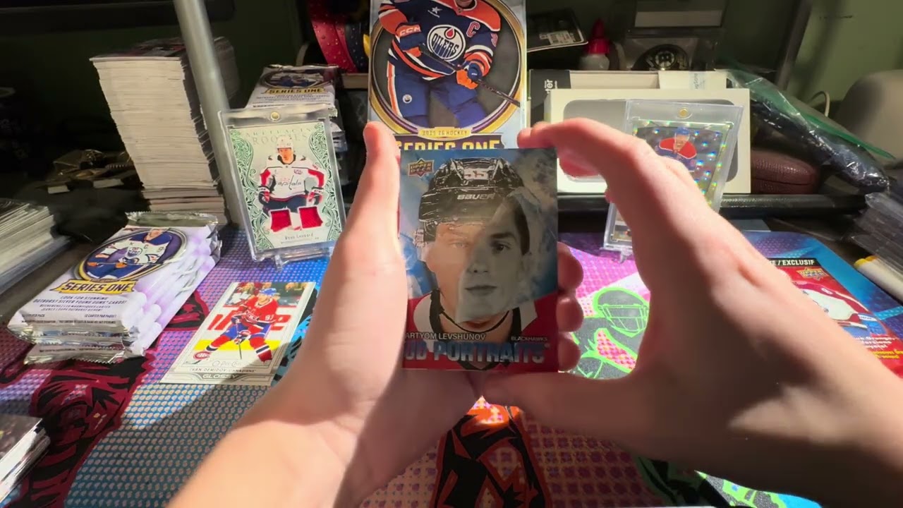 Demidov? Opening a tin of 2025-26 Upper Deck Series 1 Hockey! Chasing big hits!