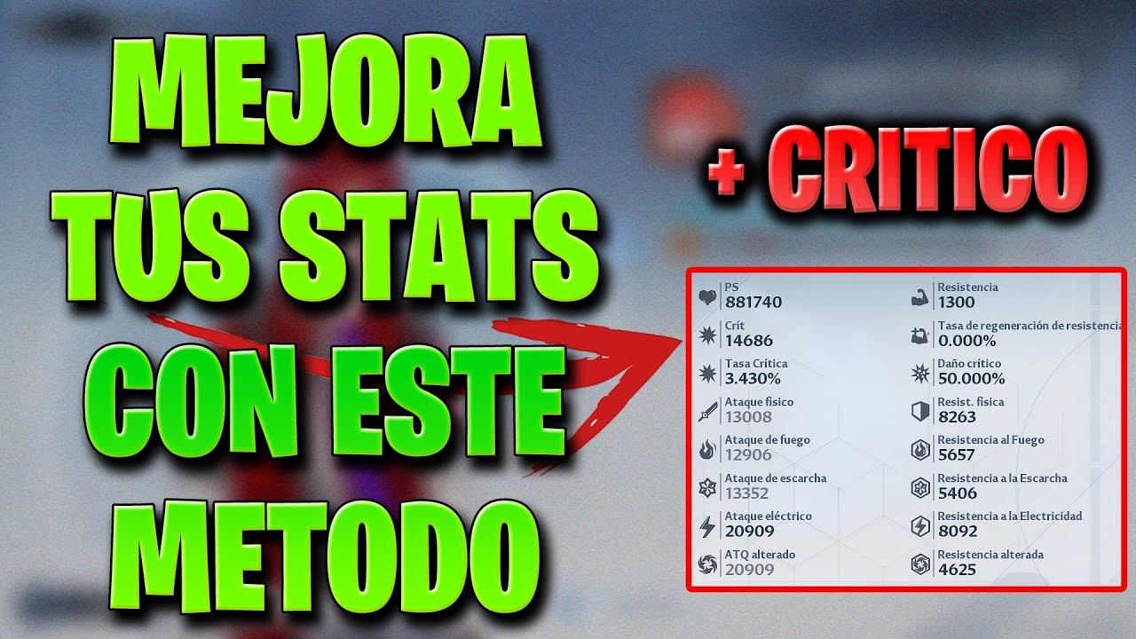 MEJORA TUS ESTADISTICAS CON ESTE METODO - TOWER OF FANTASY