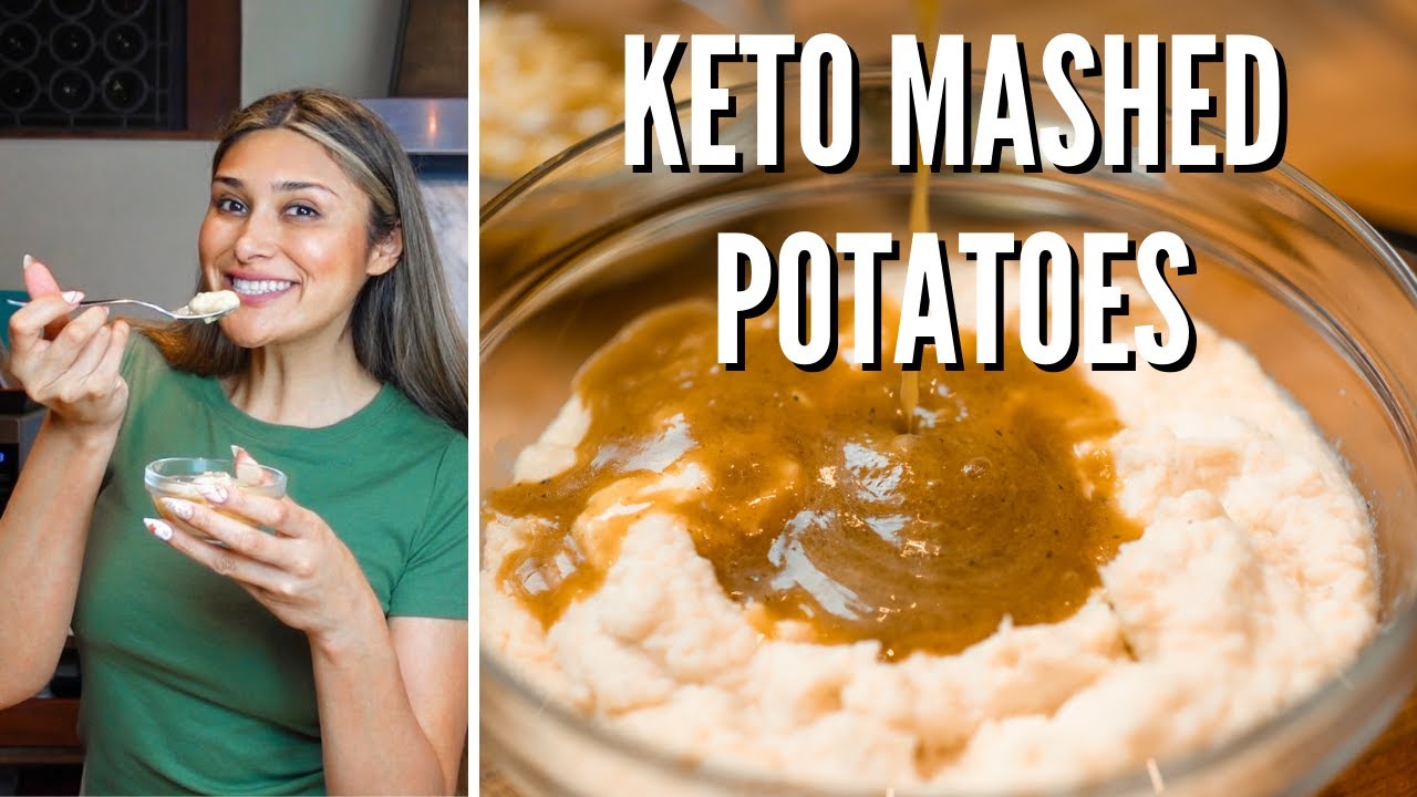 ЛУЧШИЙ РЕЦЕПТ КЕТО-ПЮРЕ! Как приготовить кето-пюре с подливкой на День благодарения! 1 УГЛЕВОД