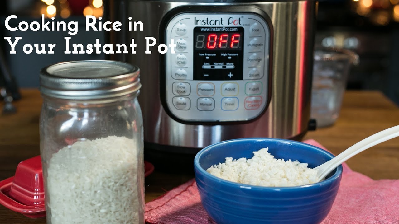 Cooking Rice in Your Instant Pot