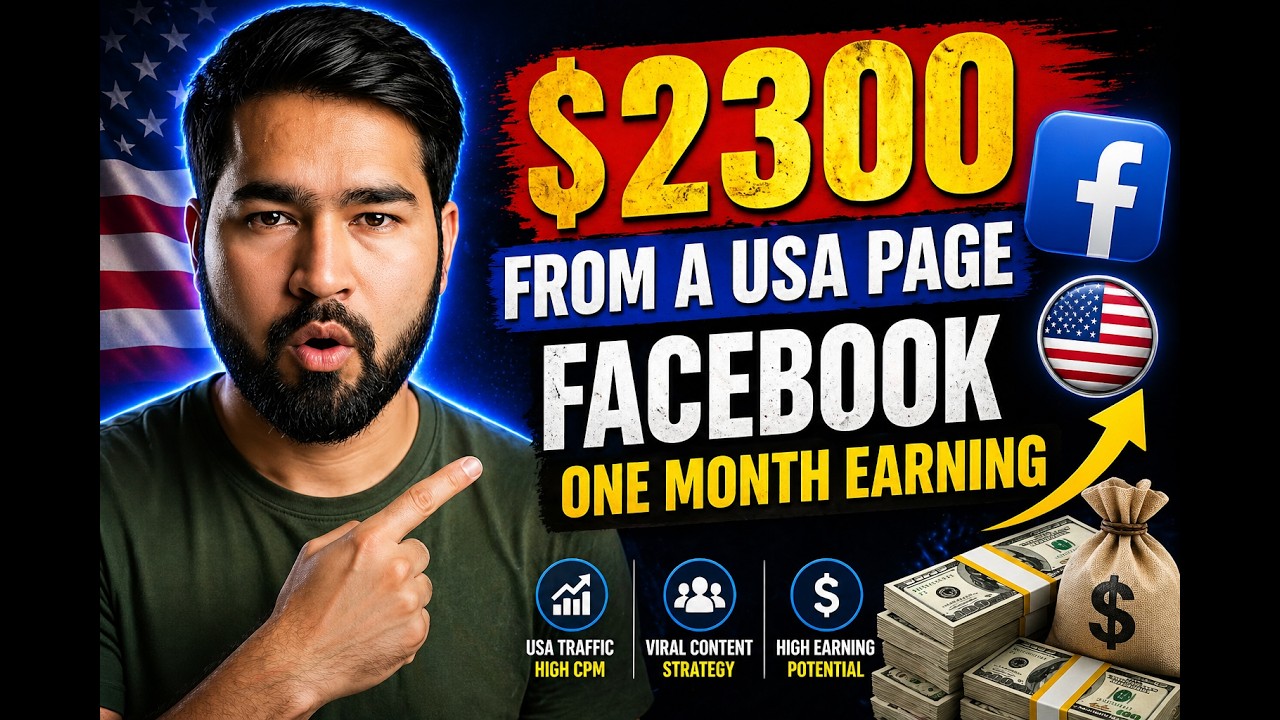 USA Facebook Page Income Breakdown 2026 | How Much Can You Earn?