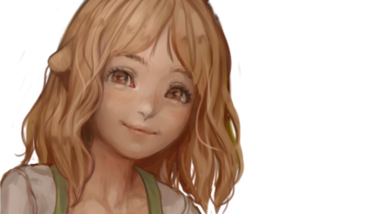 timelapse drawing (Paint Tool SAI) rabbit