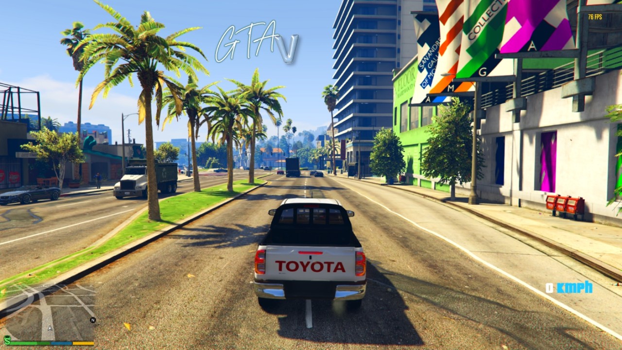 Grand Theft Auto V TOYOTA HILUX DRIVE