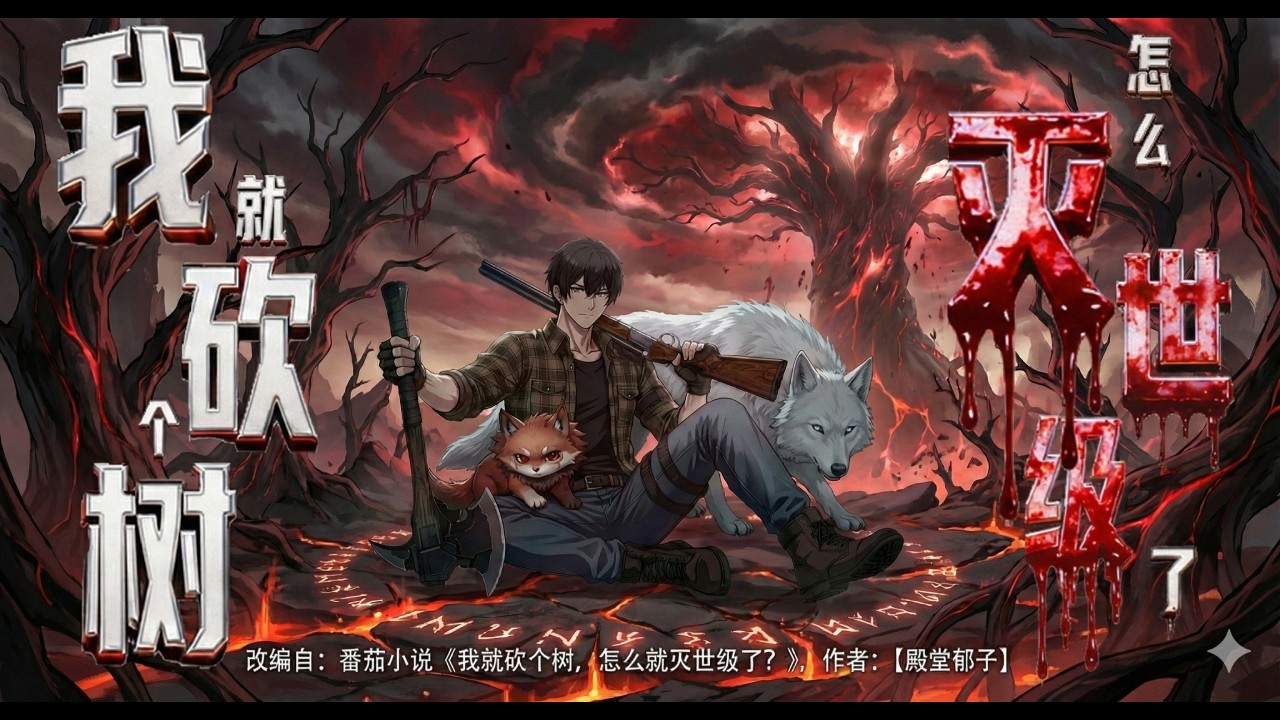 【⚡最新動漫】為了三萬月薪拚了！伐木工誤入詭異森林砍樹，瀕死覺醒後提斧出山，全球強者集體嚇跪：拜見滅世魔神！