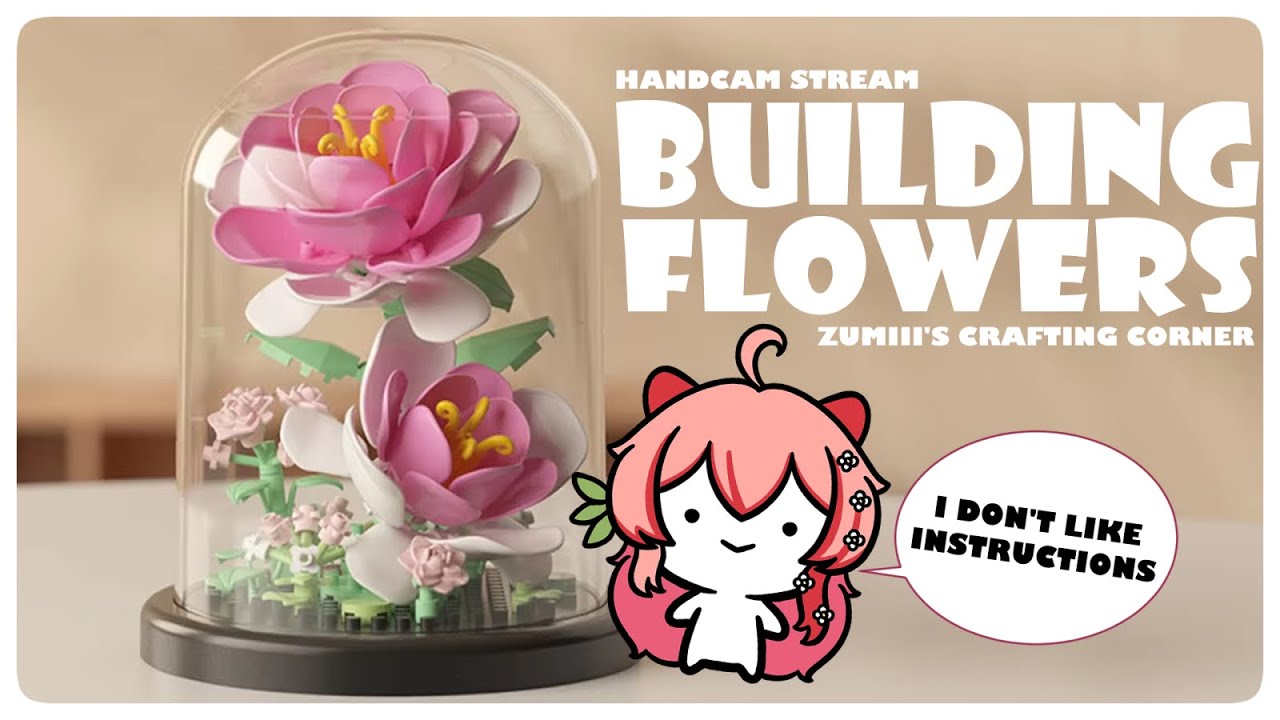 【CRAFTING CORNER】putting the flowers together 🍓💖