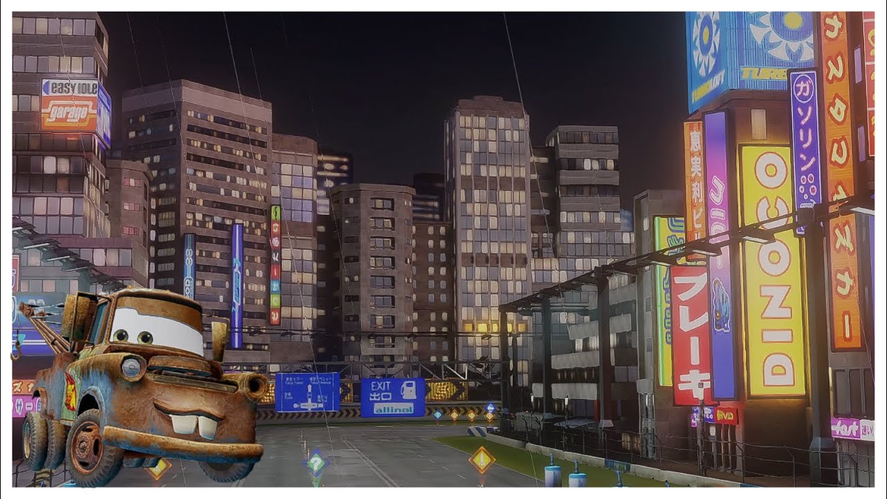 Cars 2 The Video Game | Tow Mater - Attack Mode | Ginza Sprint