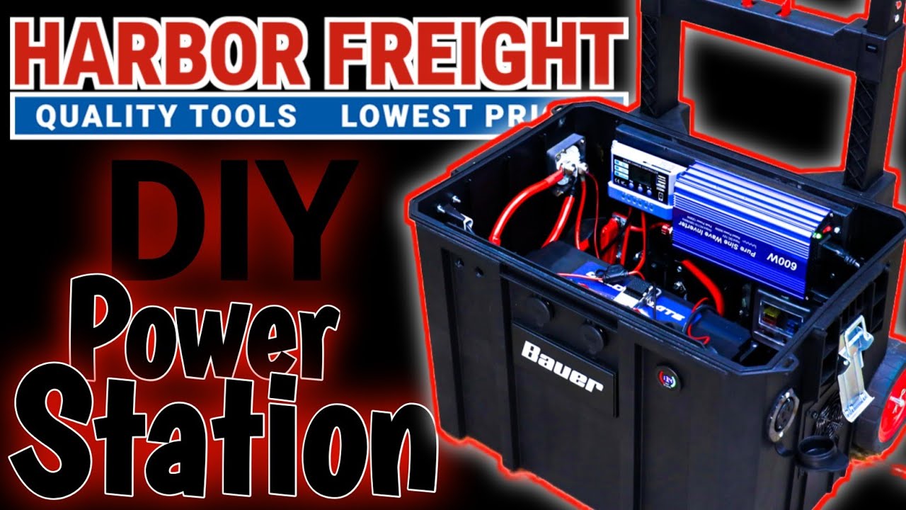 Самодельный солнечный генератор Harbor Freight