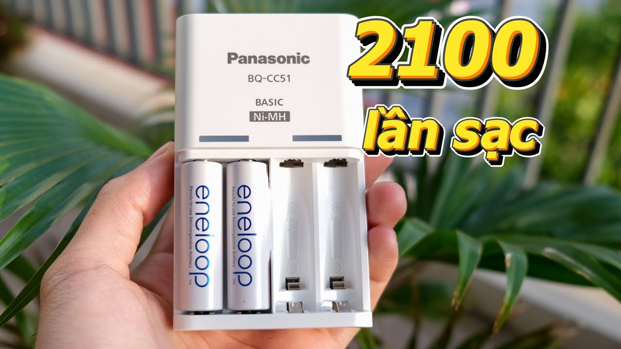 Review bộ pin sạc Panasonic Eneloop - Sạc được 2100 lần