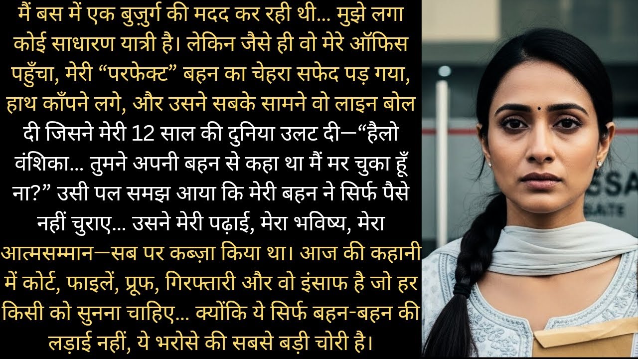 मेरी बहन ने मुझे 12 साल “मरा हुआ” बनाकर रखा… फिर एक बूढ़े आदमी की एंट्री ने उसकी पूरी दुनिया जला दी!