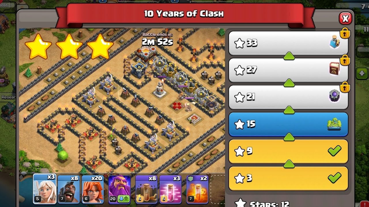 Easily 3 Star the 2015 Challenge (Valkyrie) in Clash of Clans