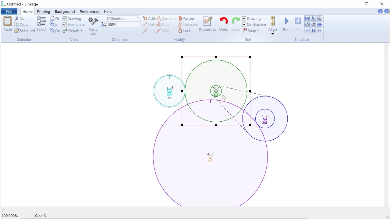 Linkage: More Gears and Sliders Tutorial