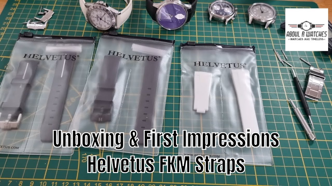 Helvetus Strap Unboxing & Review | Premium Rubber Straps for Rolex