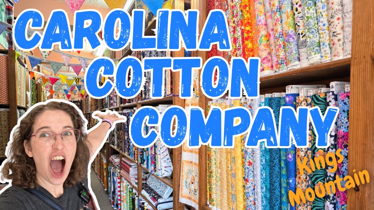 I was so EXCITED to visit Carolina Cotton Company for their HUGE selection of novelty FABRICS!
