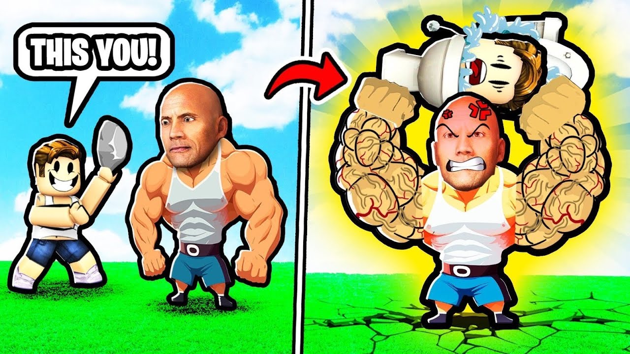 Can I survive THE ROCK in Roblox?