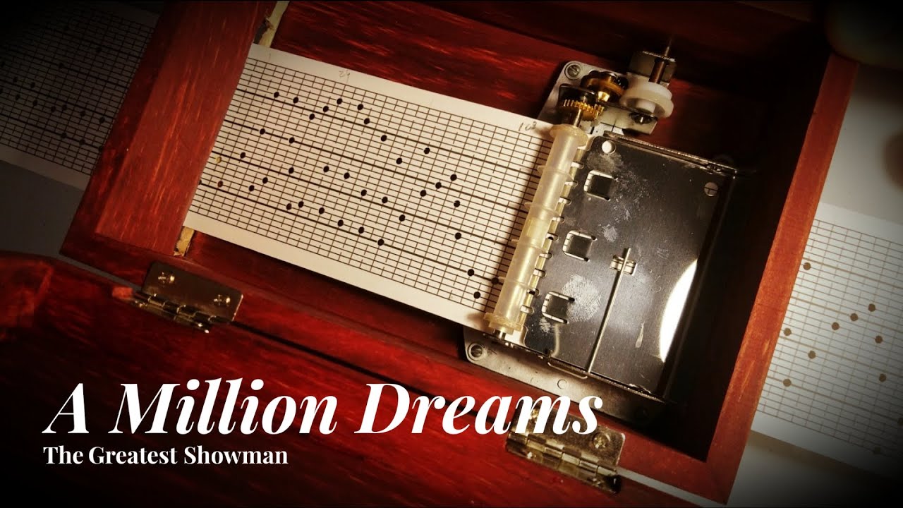 A Million Dreams (The Greatest Showman) 30 Note DIY Music Box
