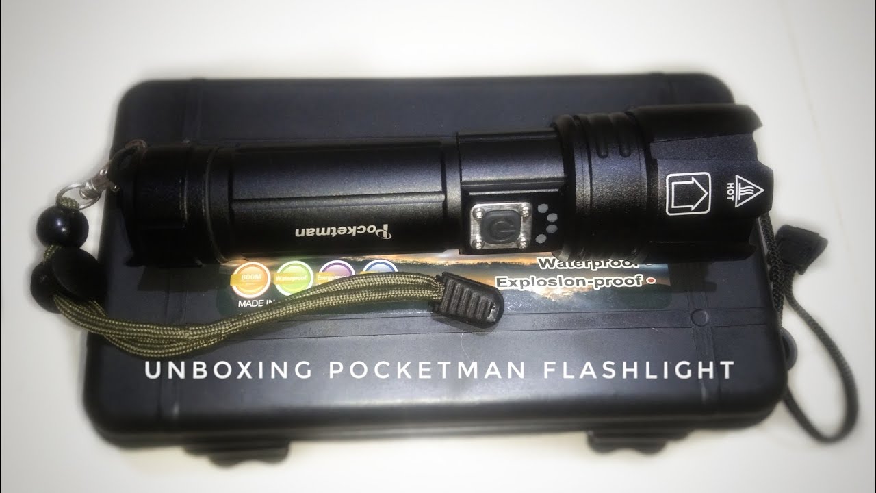 Unboxing pocketman flashlight