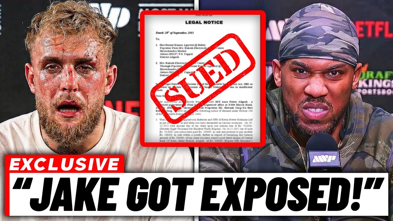 Jake Paul Just Got SUED For SCRIPTING The Jake Paul Vs Anthony Joshua FIGHT!
