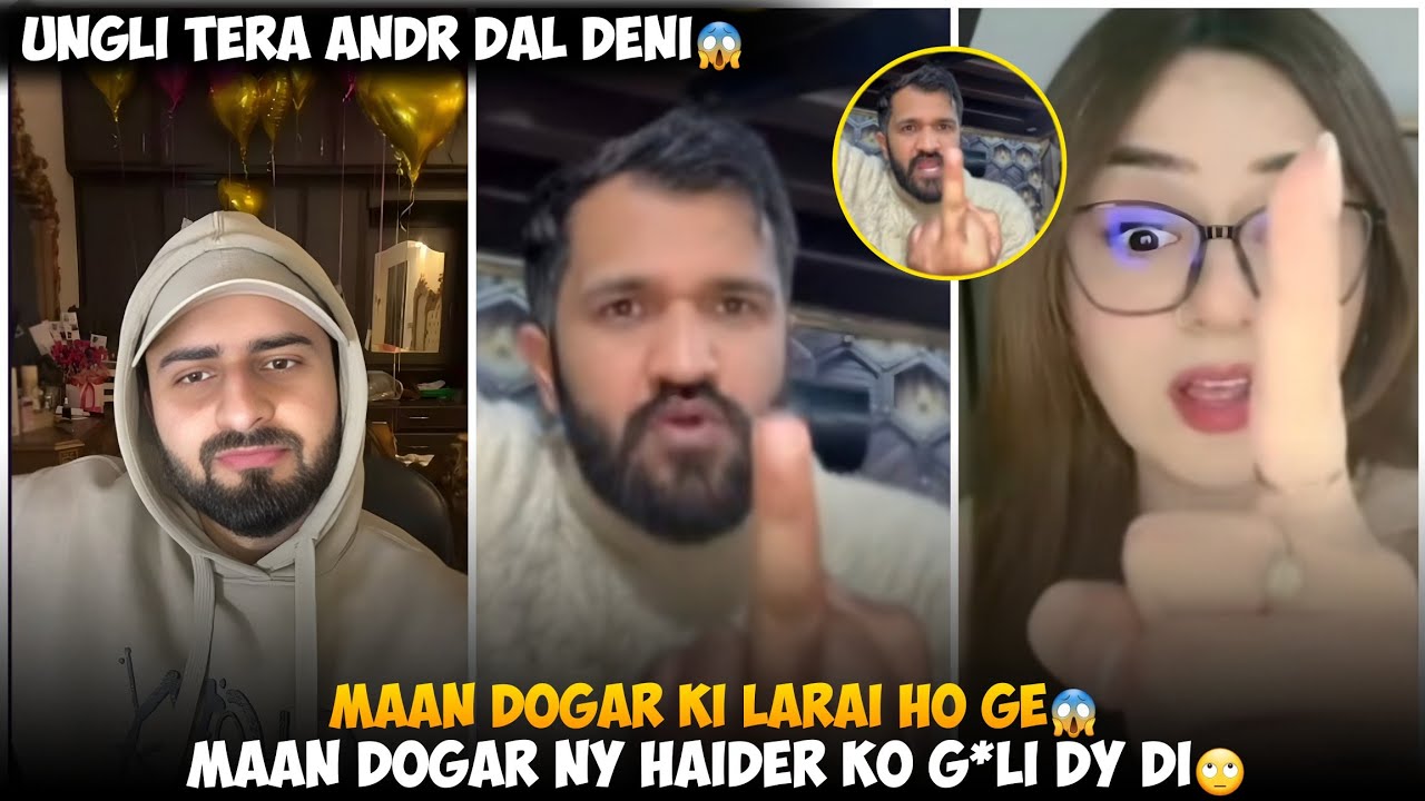 Maan Dogar Ki Larai Ho Ge | Maan Dogar Ny Haider Ko G*li Dy Di | Mujhe Ungli Nahi Dkhni | Rajab Live