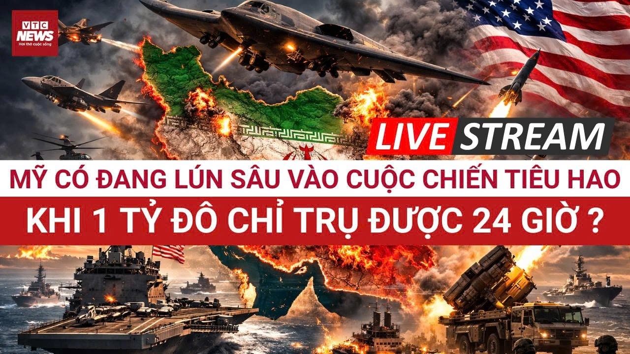 Chiến sự ngày 13: 1 Tỷ USD / 1 Ngày Chiến Tranh: Cái Giá Quá Đắt Cho Mỹ Tại Trung Đông | VTC News