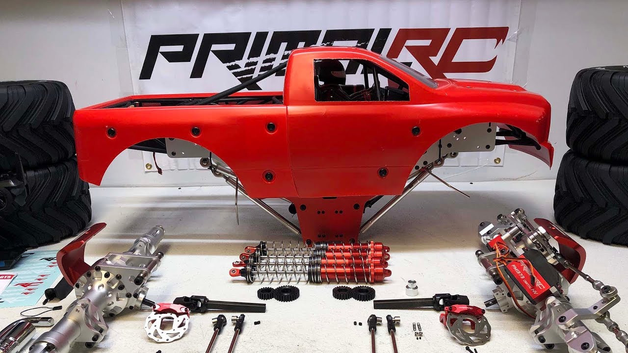 Primal RC Raminator Monster Truck Assembly - Part 1 - Suspension & Transmission