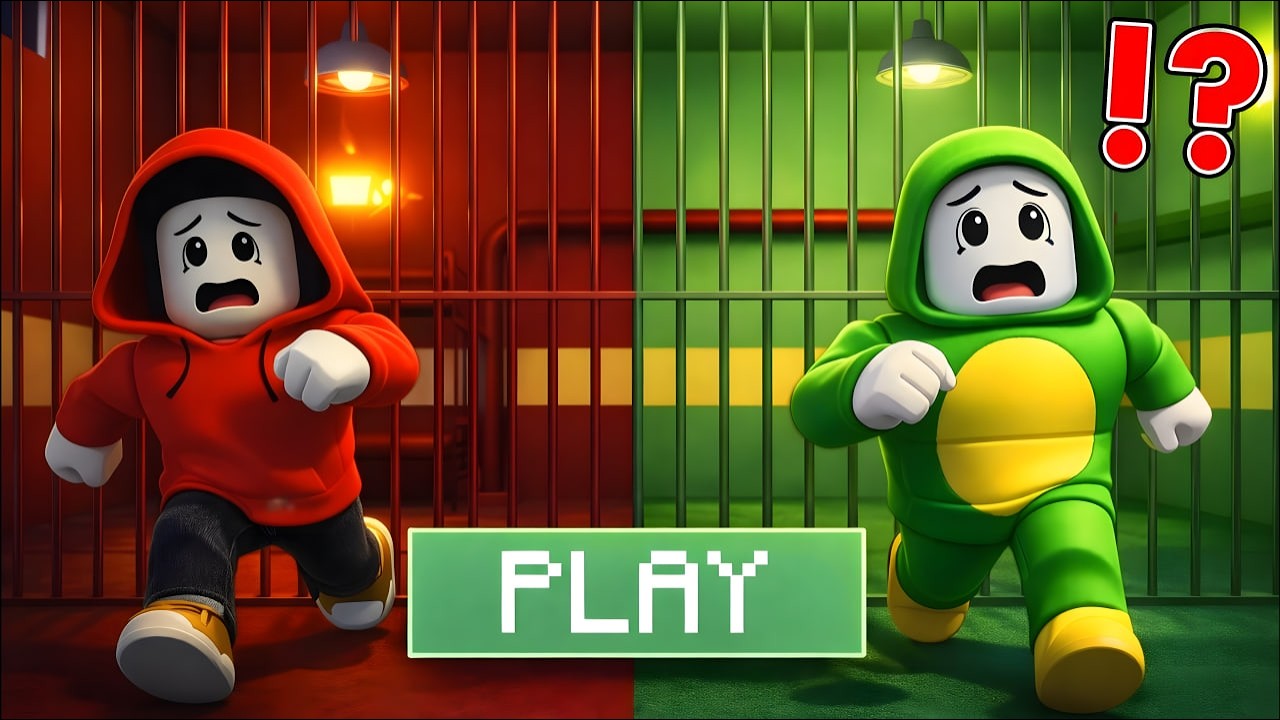 MIKEY VS JJ PRISON ESCAPE CHALLENGE IN ROBLOX!