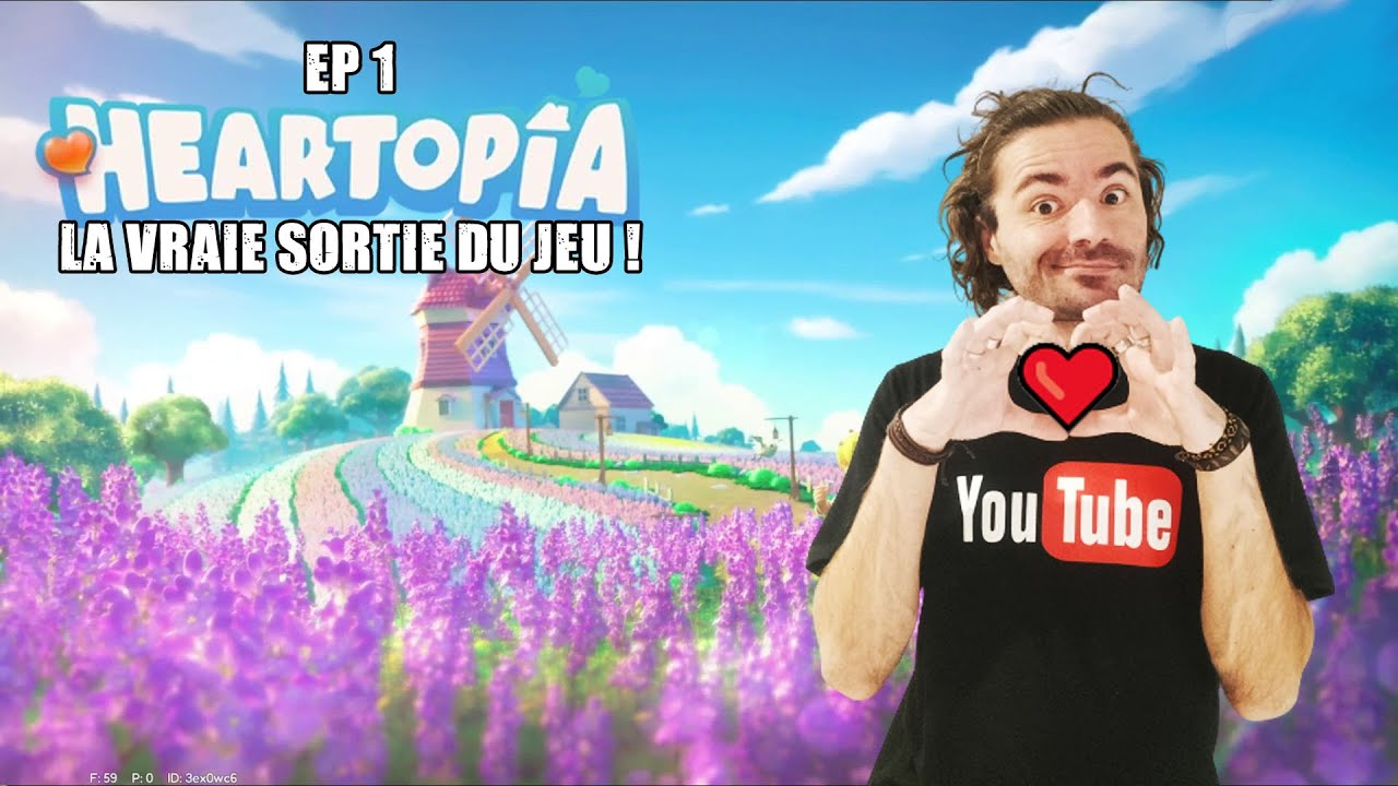 Heartopia EPISODE 1 La vraie sortie du jeu !! (Live trop cool)