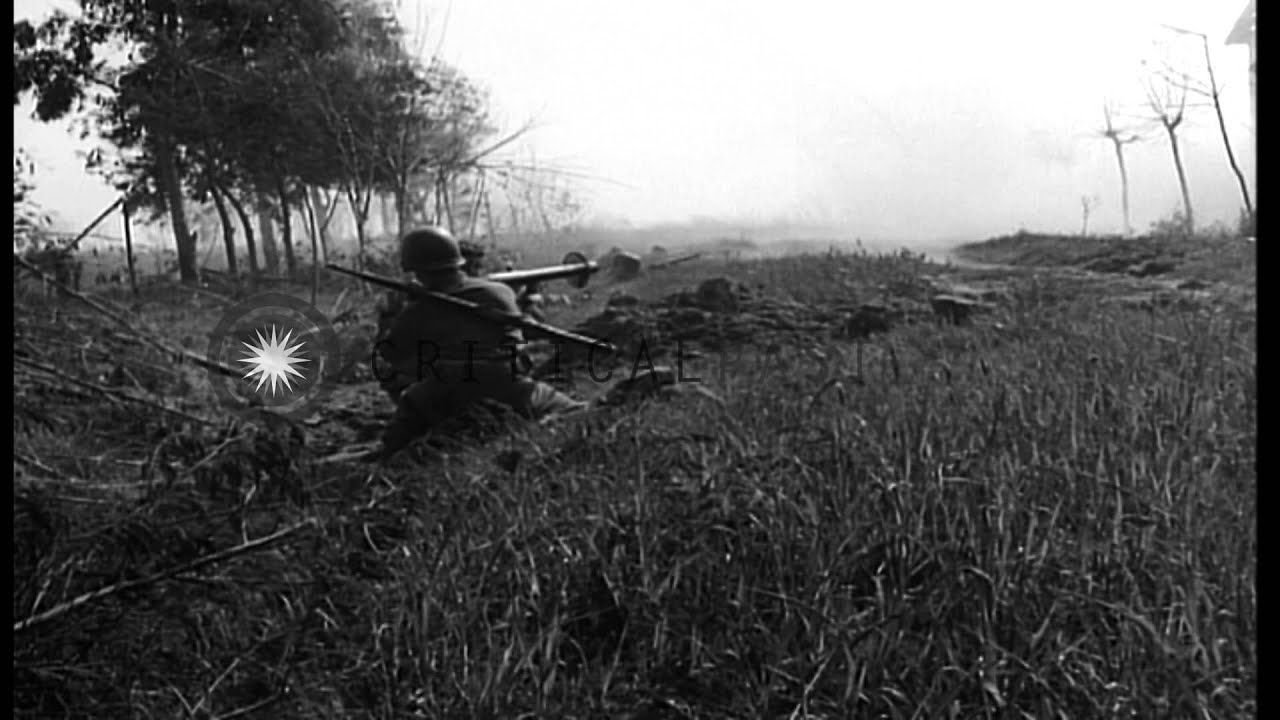 Members of First Special Service Force conducts daylight raid on German position ...HD Stock Footage