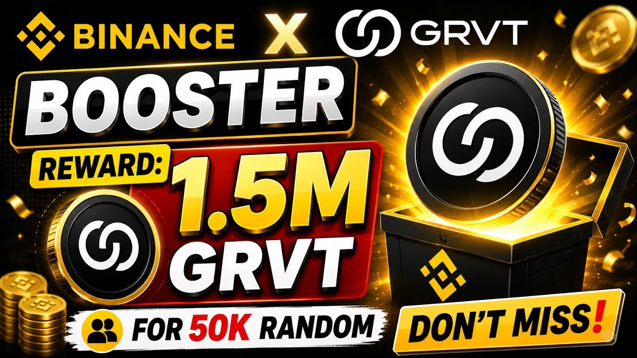 Binance x GRVT Booster Airdrop 2026 | Win Free GRVT Tokens (1.5M Reward Pool)