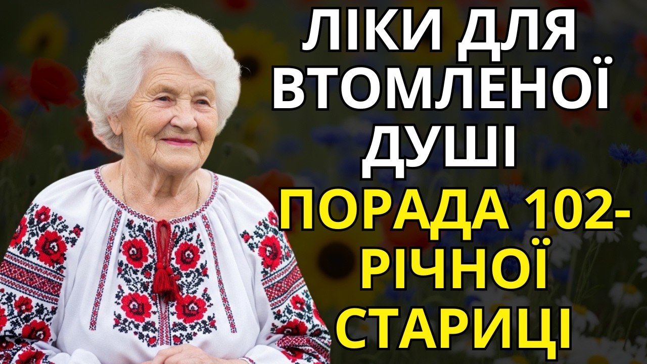 Втомлена душа? Послухайте мудру пораду 102-річної стариці.