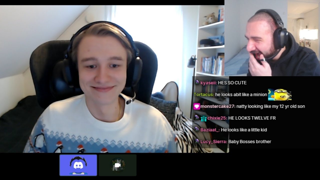 detdert dies laughing at nattynatt looking 12 after shaving his face for christmas