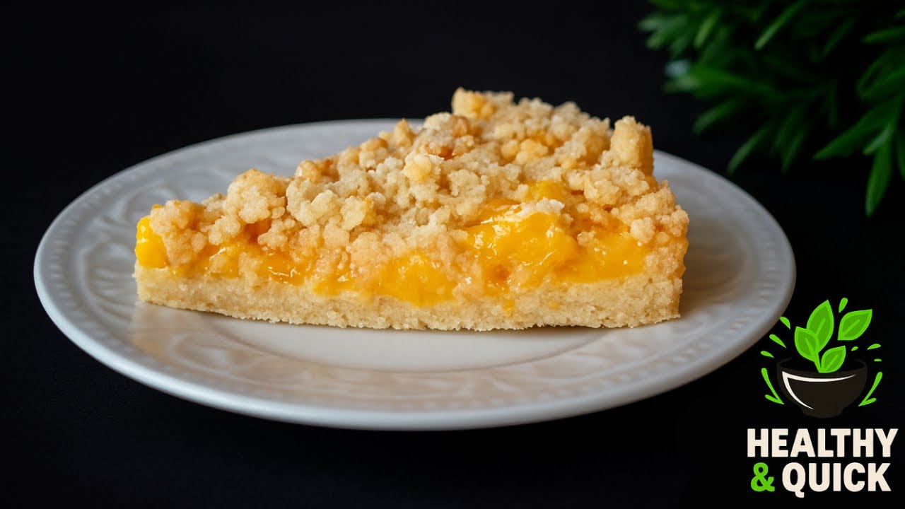 Viral Healthy Peach Tart (No Sugar, No Gluten, No Fuss!)