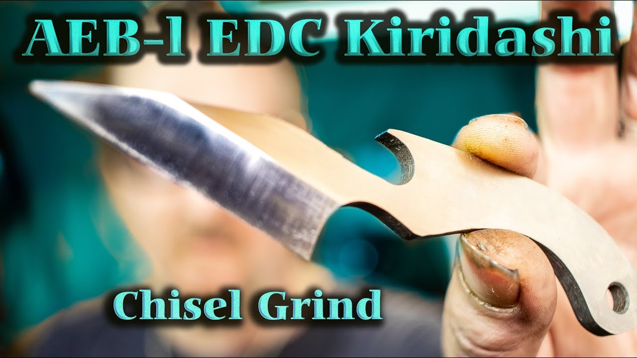 AEB-l EDC Kiridashi - Modified Chisel Grind