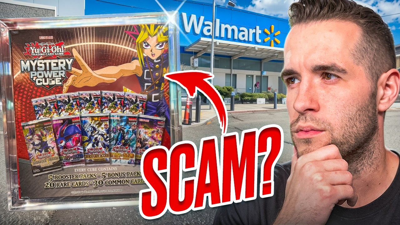 Opening Walmart's New SCAM Yugioh Product (MYSTERY CUBES)
