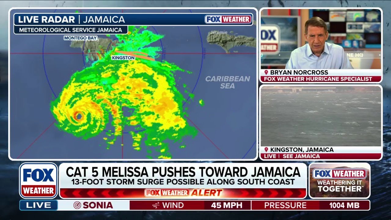 Bryan Norcross: Hurricane Melissa's Eyewall Forces Hurricane Hunters Out