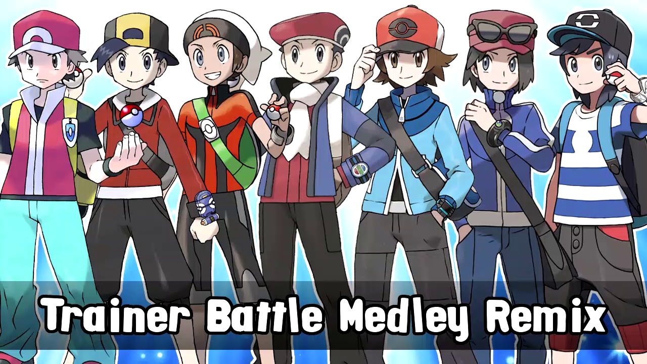Pokemon All Trainer Battle Themes Remixed GEN 1-7 (MEDLEY)