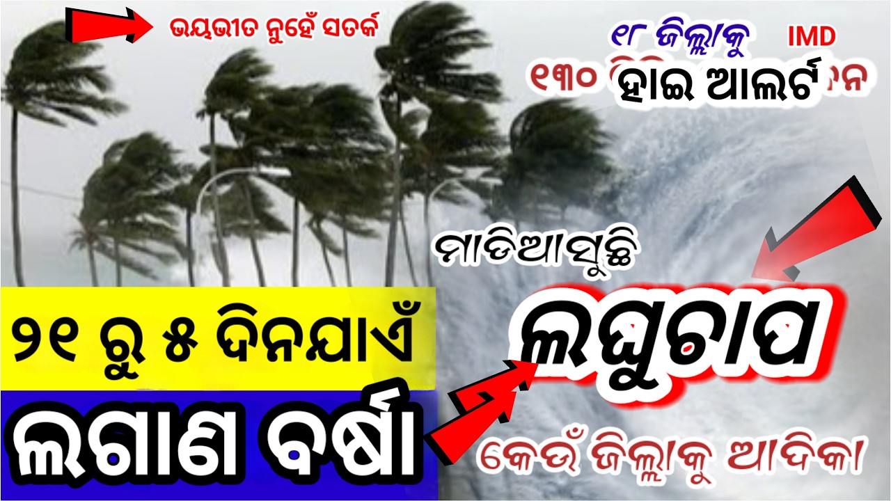 Odisha Rain Update, Another big wd rain fron 05 Jan, heavy rainfall alert, Odisha cyclone update