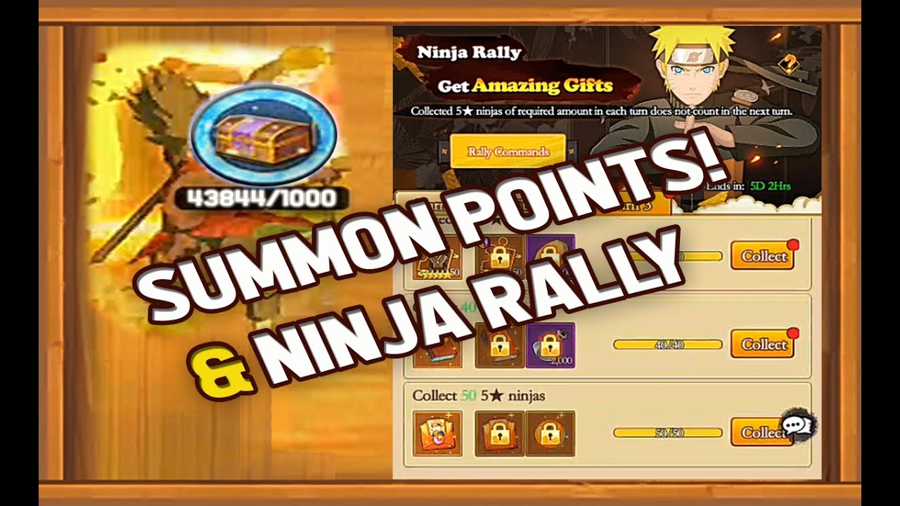 Pride Of Nindo / Path to Supremacy - NINJA RALLY AND SUMMON POINTS!