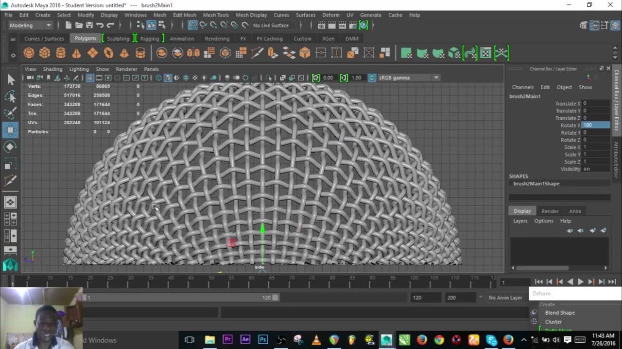 how to model microphone in maya 2016