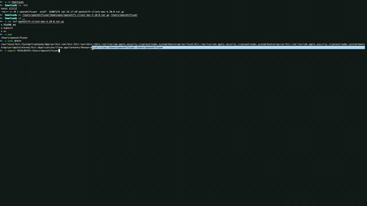 Install OpenShift CLI on Mac (The Fast Way &ndash; No Web Console!)