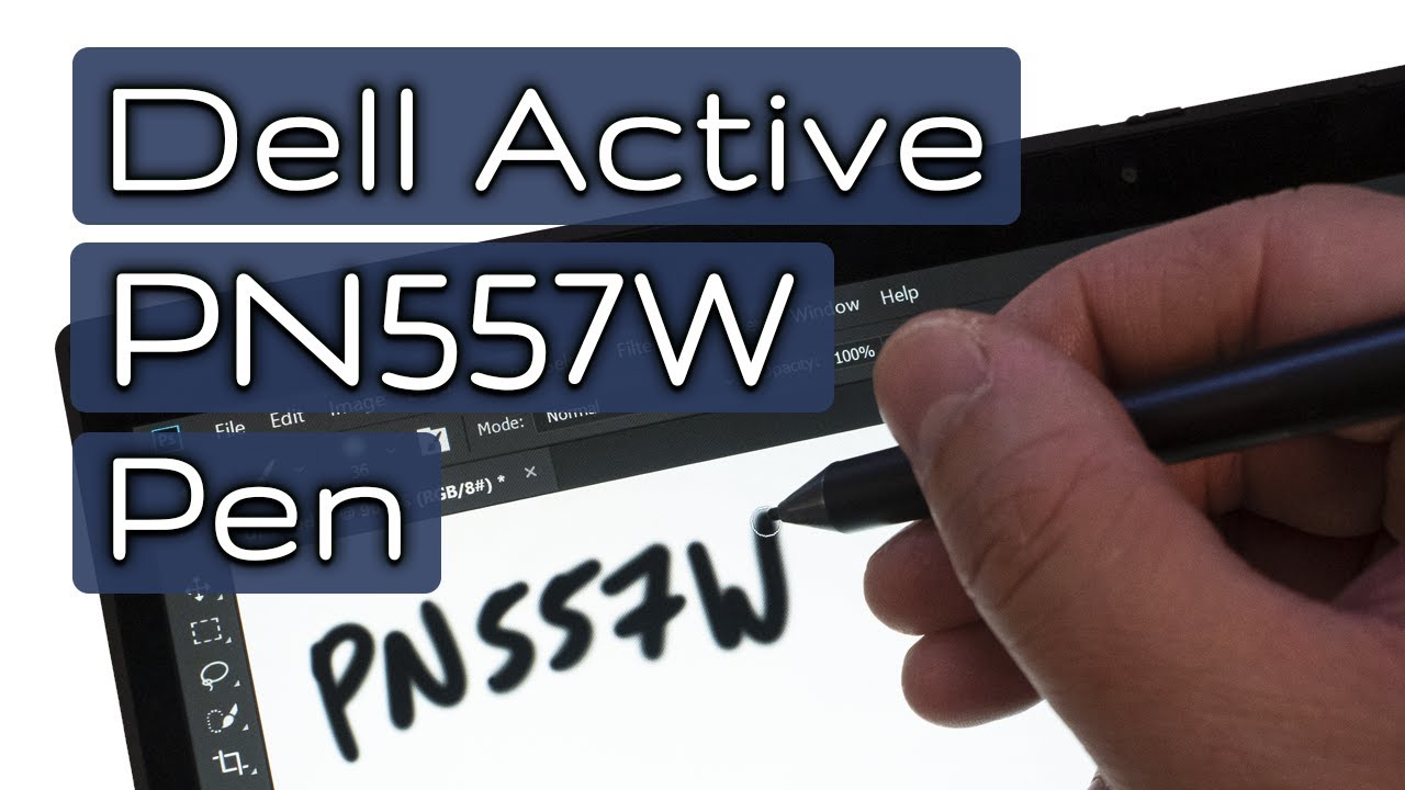 Распаковка и обзор ручки Dell Active PN557W, включая тест на джиттер (Krita)
