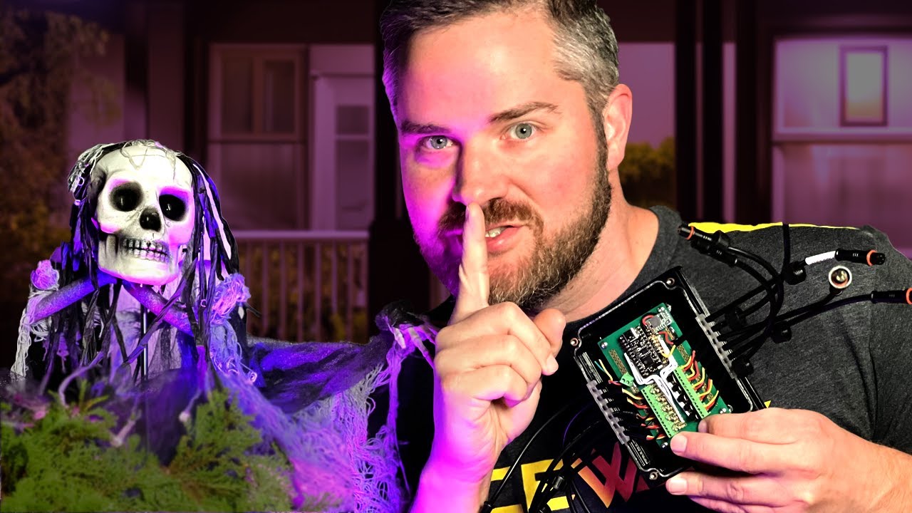 DIY automated Halloween decorations with EPIC fog