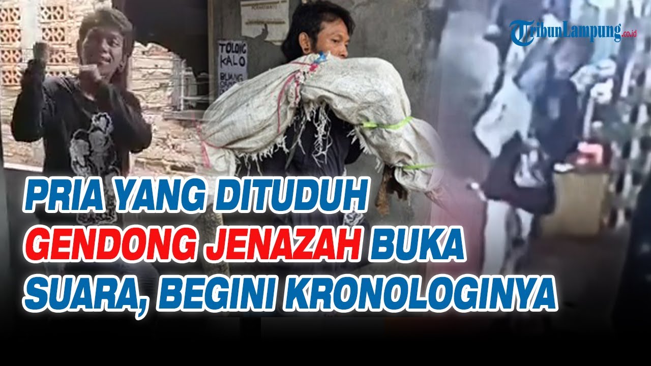 Pria yang Dituduh Gendong Jenazah Buka Suara, Begini Kronologinya